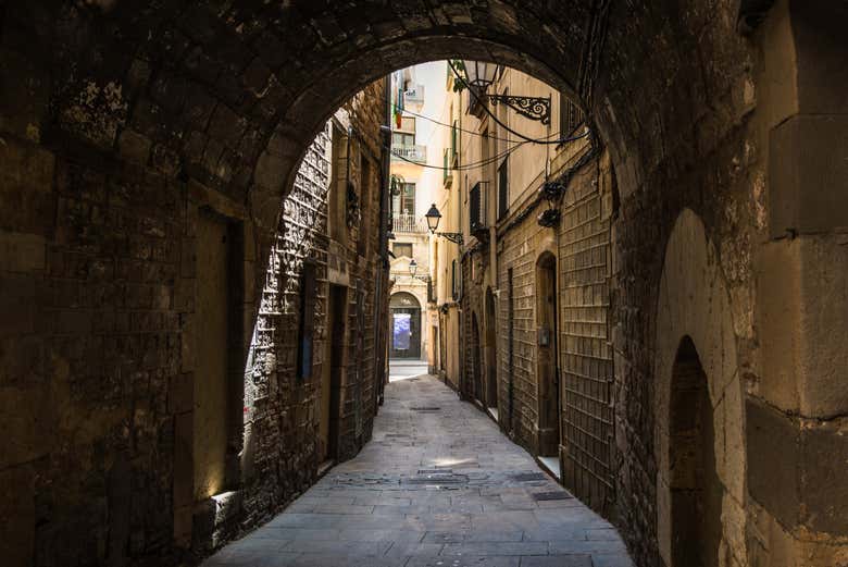 Visitando il quartiere gotico di Barcellona