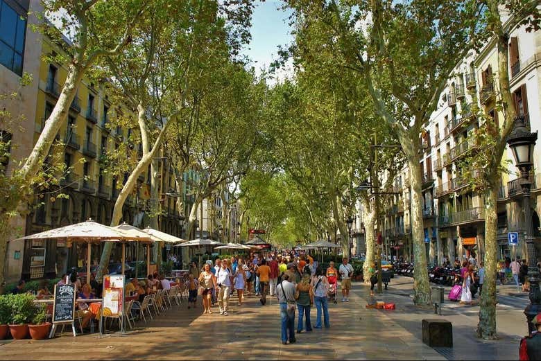La célèbre Rambla