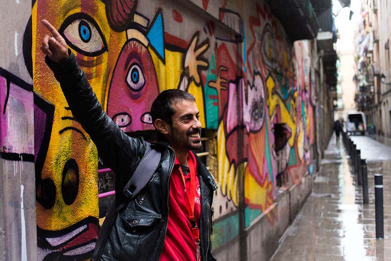 Street art del Raval di Barcellona
