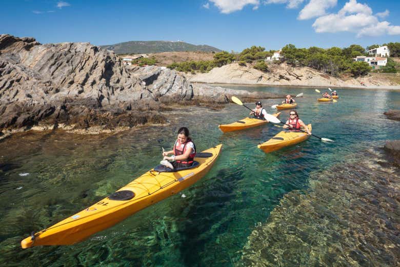 Kayaking along the Costa Brava