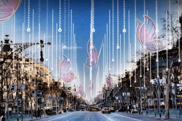 Luzes de Natal em Barcelona