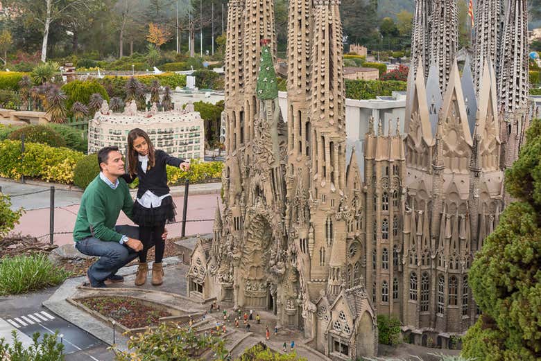 A model of the Sagrada Familia