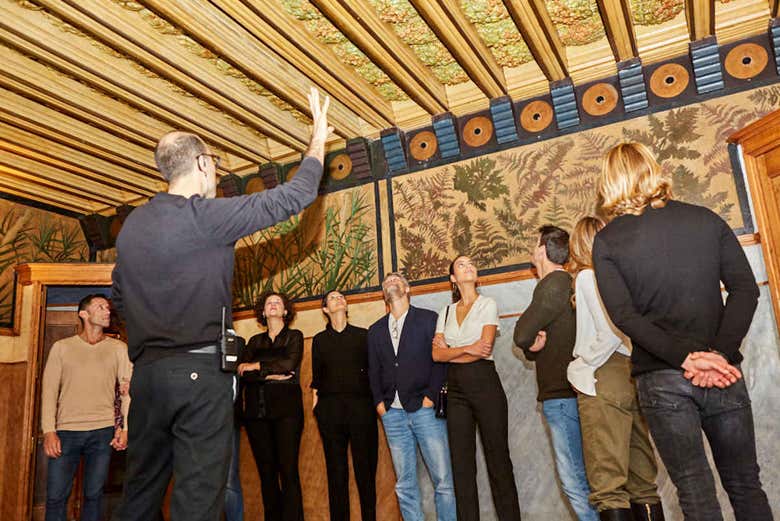 Techumbre de la Casa Vicens