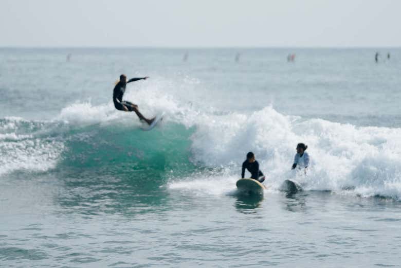 Surfeando olas