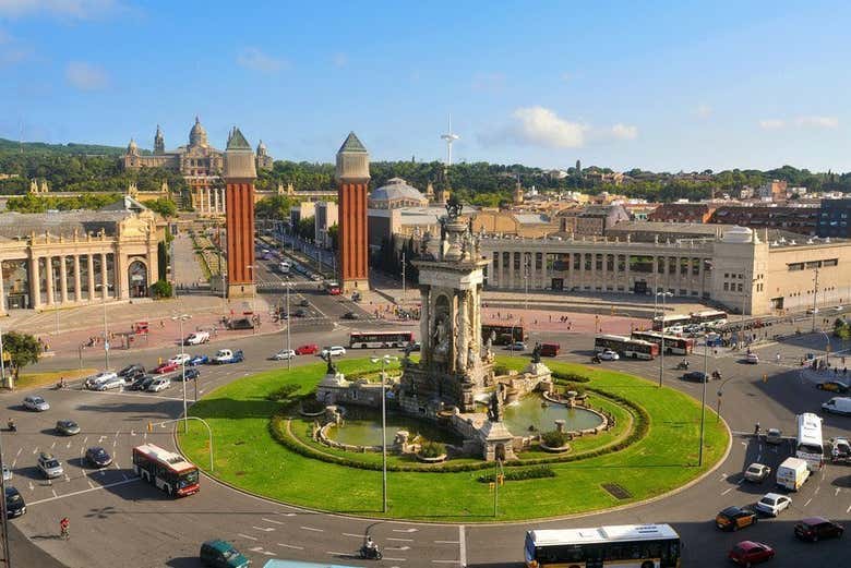 Views from Montjuïc's cable car