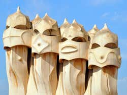 La Pedrera, chimneys