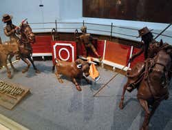 Museu de la Xocolata, bull-fighting scene
