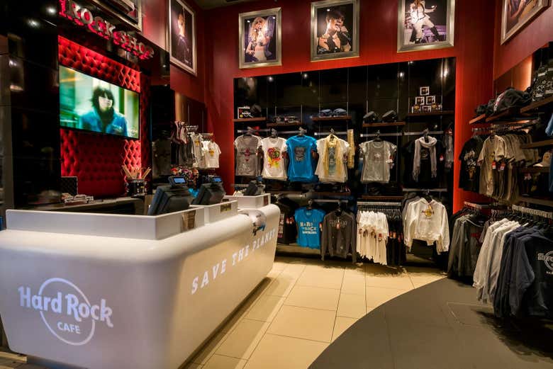 Tienda del Hard Rock Cafe Barcelona