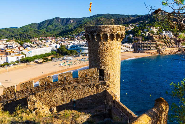 Torreón de la fortaleza de Tossa