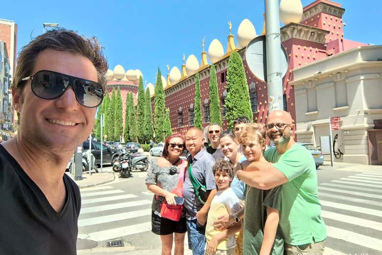 El grupo disfrutando del tour