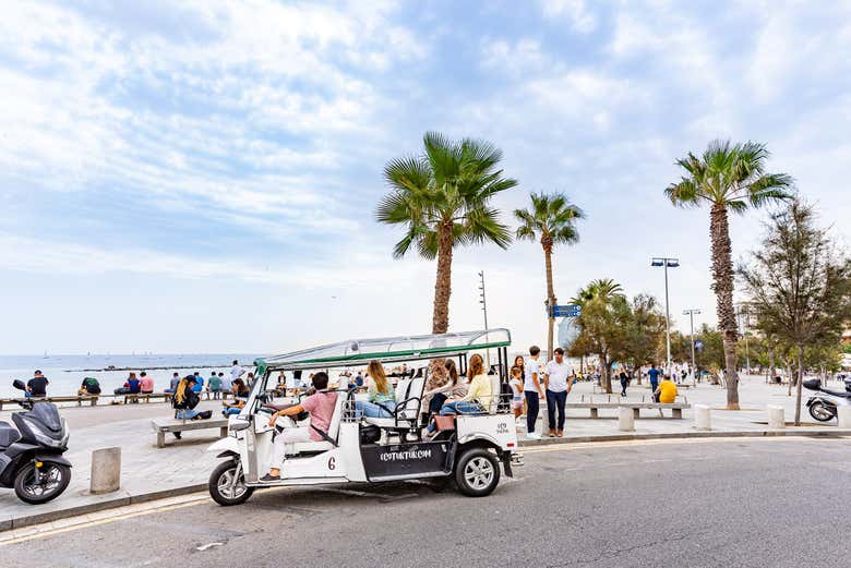 Nei pressi della spiaggia di La Barceloneta