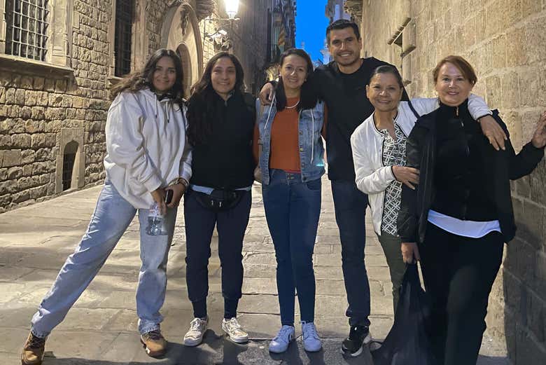 Percorrendo as ruas de Barcelona