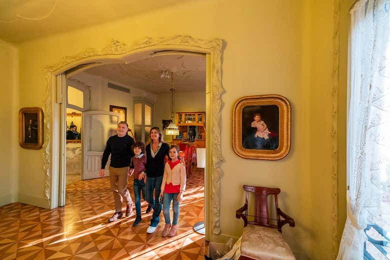 Conoceréis diferentes estancias de La Pedrera