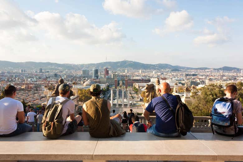 Take in views of Barcelona