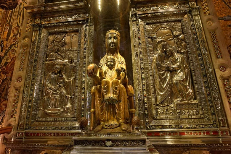 Virgem de Montserrat ou Moreneta, padroeira da Catalunha