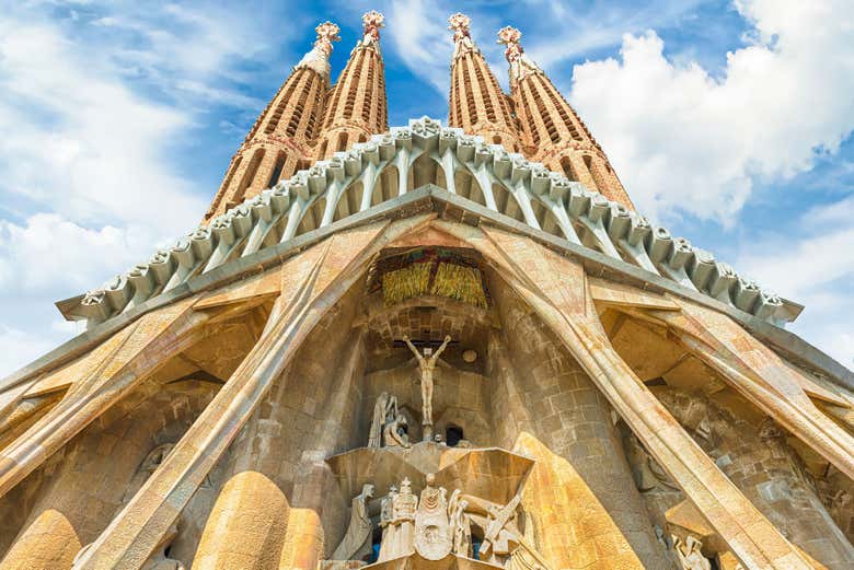 Fachada de la Pasión de la Sagrada Familia