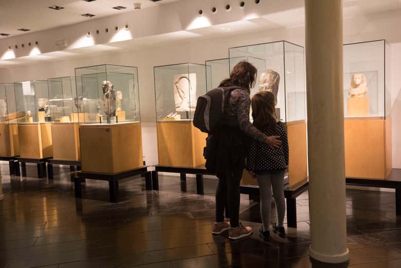 Visitando el Museo Egipcio de Barcelona