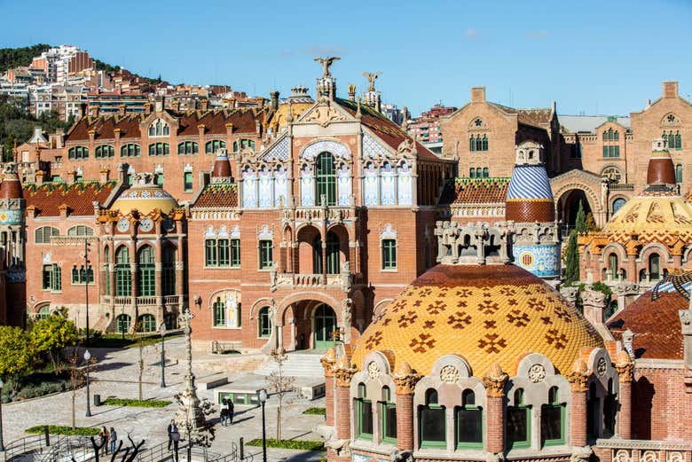 Vista sui padiglioni del Complesso Modernista