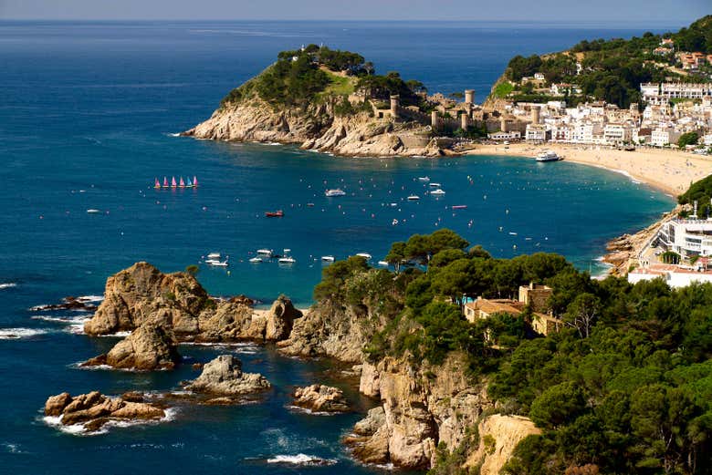 Panorámica de Tossa de Mar