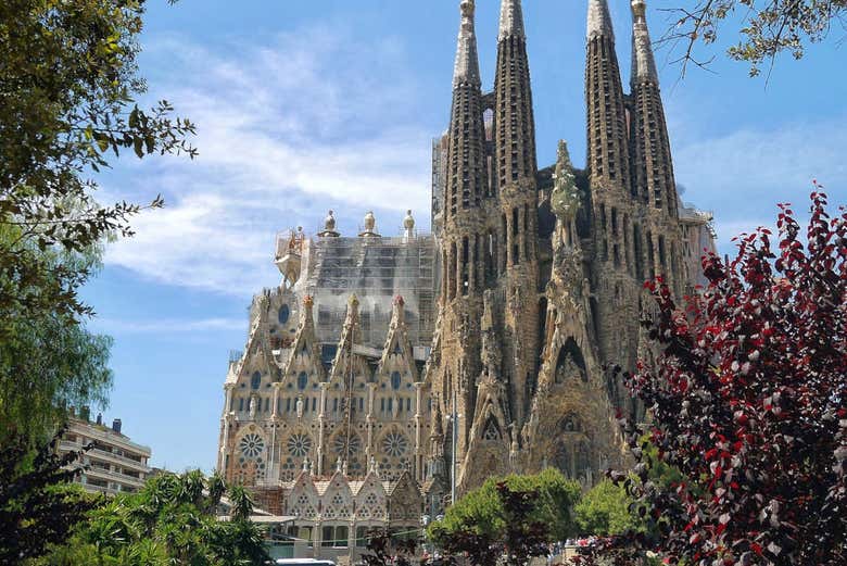 Vista da Sagrada Família