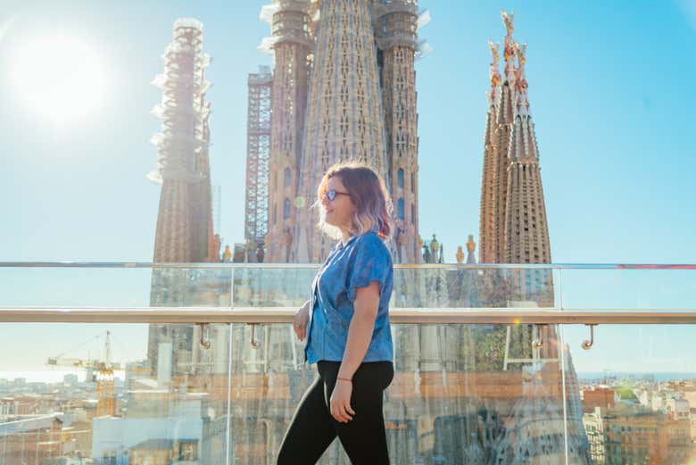 Foto captada desde la azotea del Hotel Sercotel Rosellón