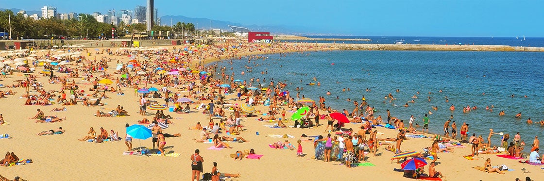 Nova Icària Beach in Barcelona