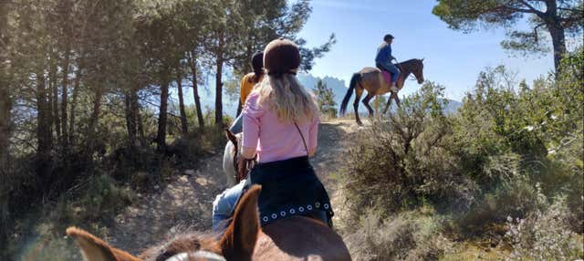 Paseo a caballo por Montserrat