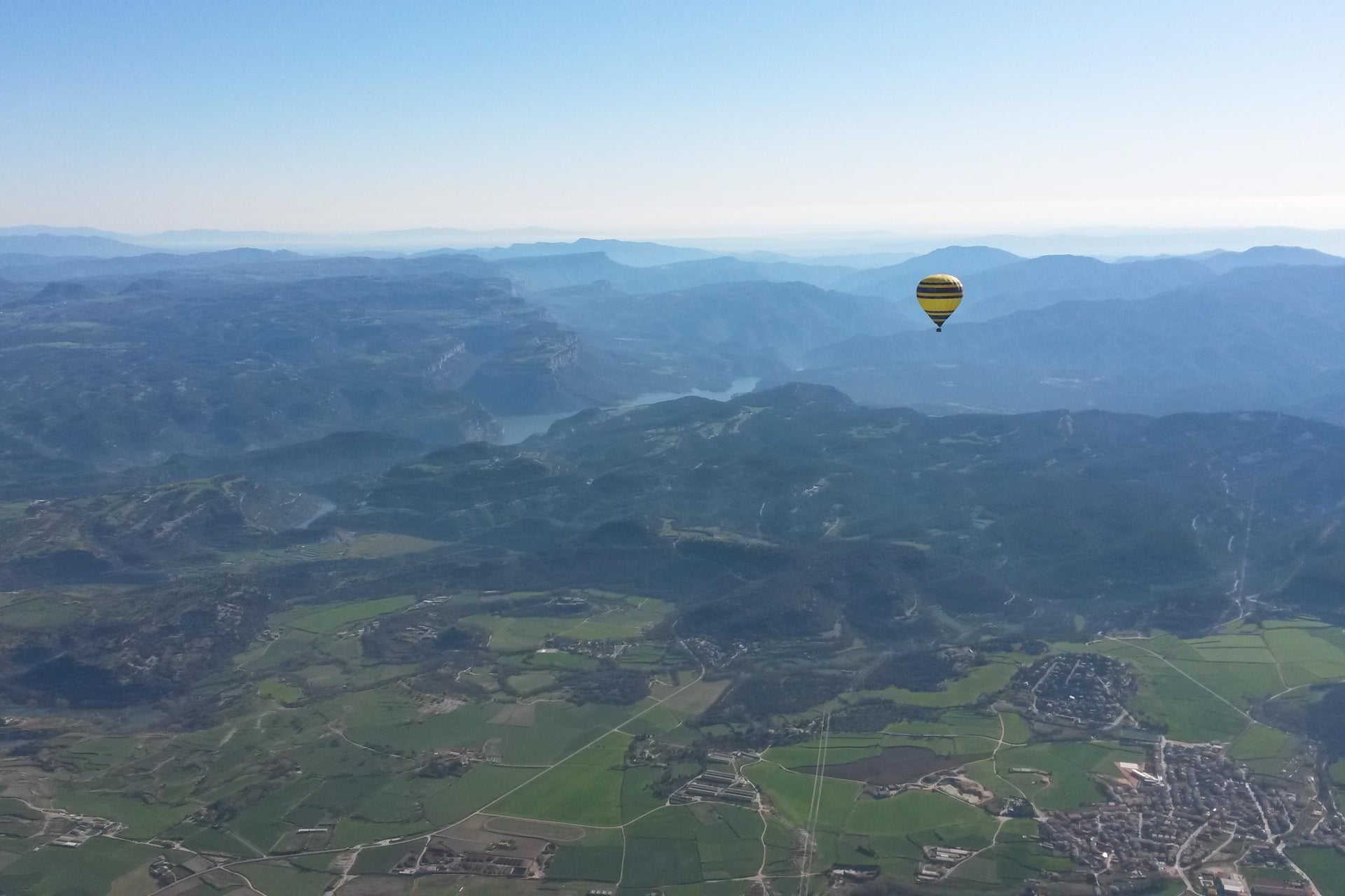 Vol en montgolfière à Montseny