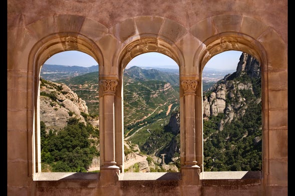 Randonnée à Montserrat et visite du monastère
