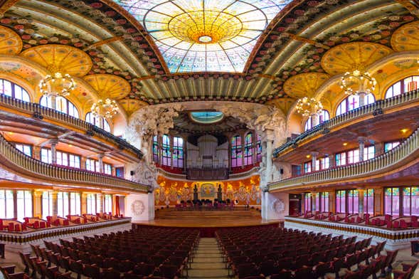 Visita pelo Palau de la Música Catalana