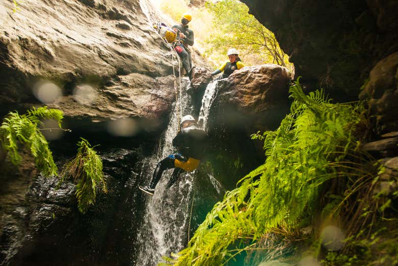 Going on an adventure in the Palancón Stream