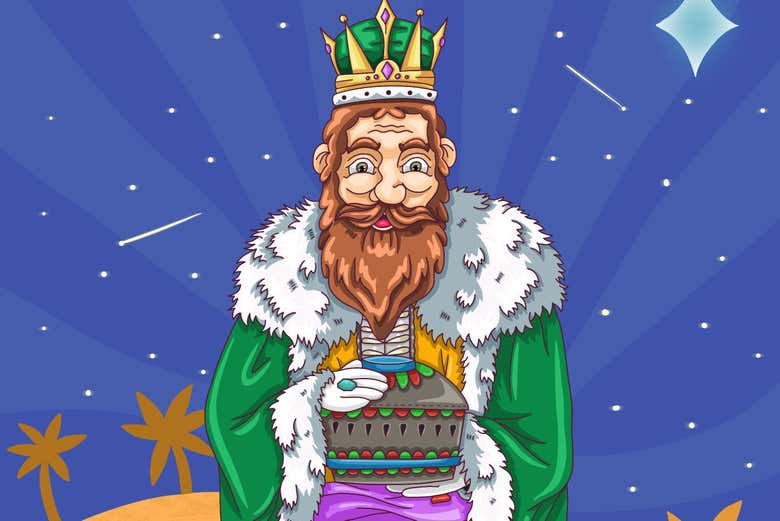 Gaspar, uno de los tres Reyes Magos de Oriente
