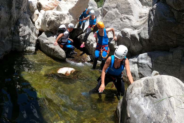 Esplorando il fiume Guadalmina