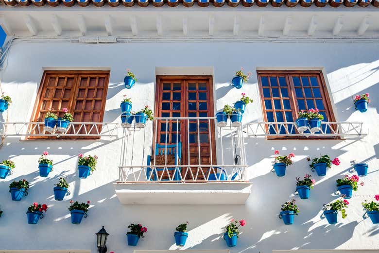 Une façade typique du village andalou
