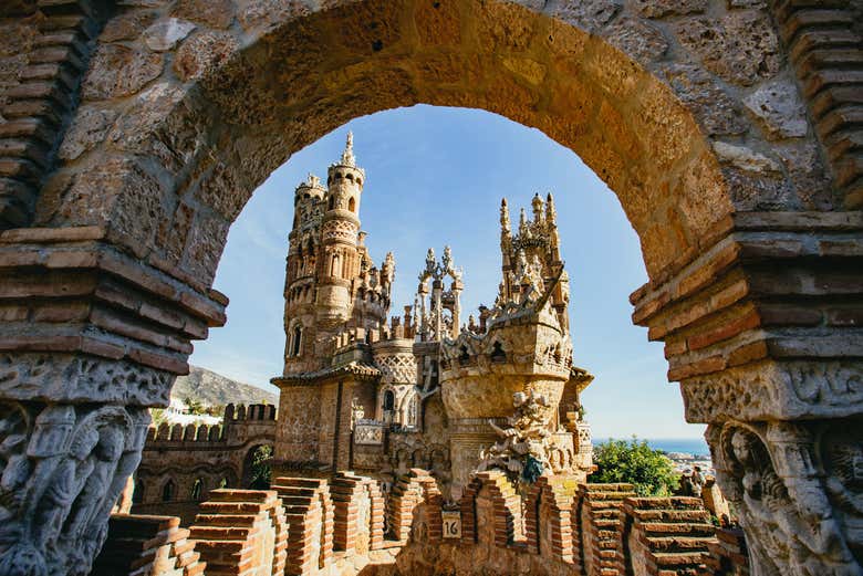 Panorámica del castillo de Colomares