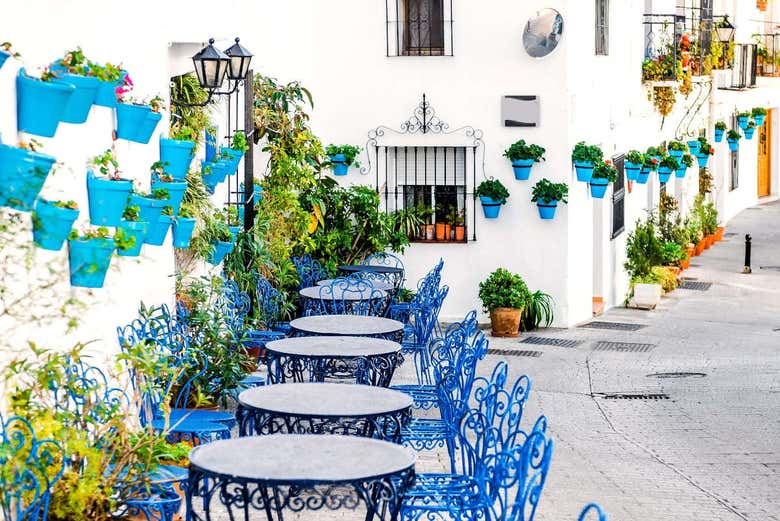 Passeando pelo centro de Mijas