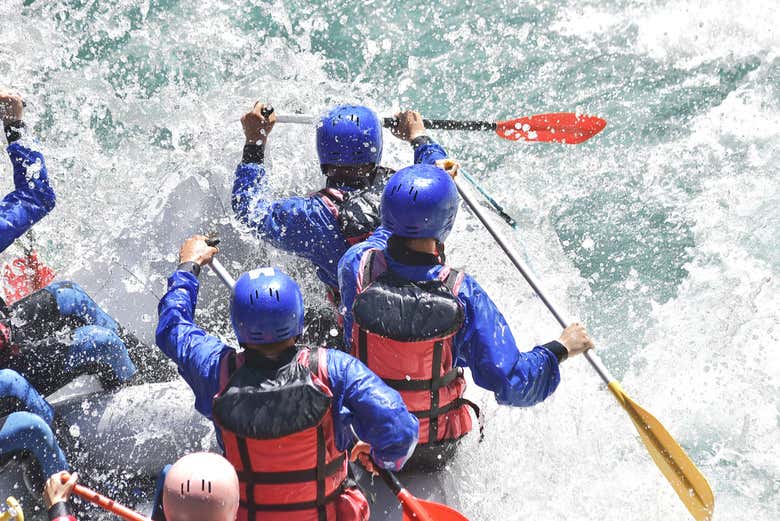 Liberando adrenalina no rio Genil