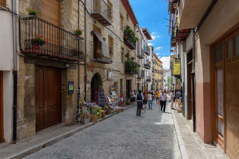 Enjoying the tour around Morella