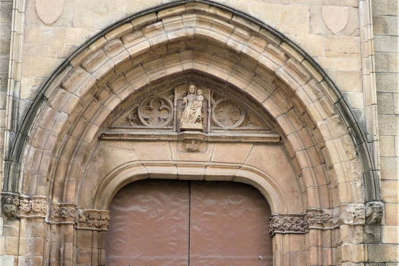 Pórtico de la concatedral de Santa María