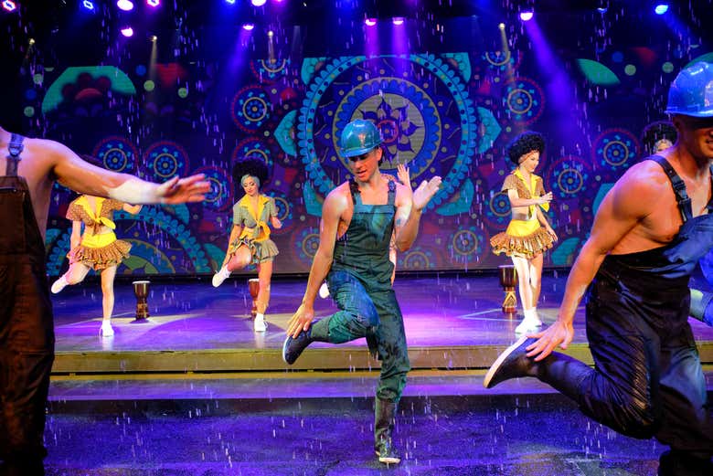 Bailarines de tambores