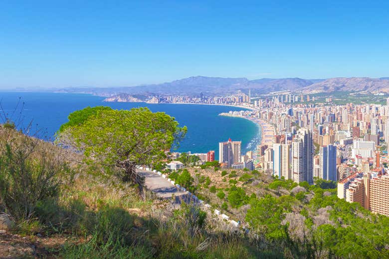 Benidorm desde la Sierra Helada