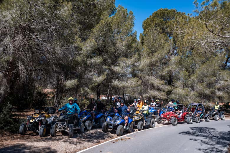 Profitez de la balade en quad