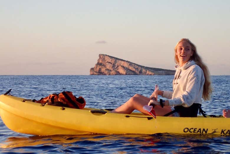 Navigando sulla costa di Benidorm