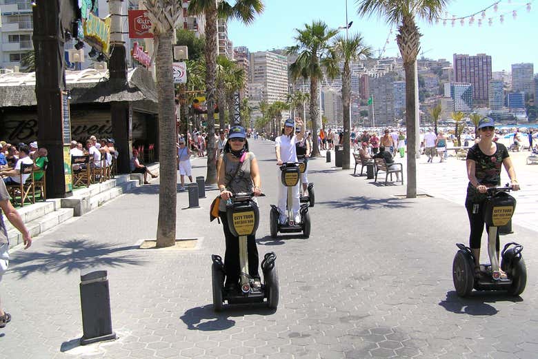 Paseando en segway