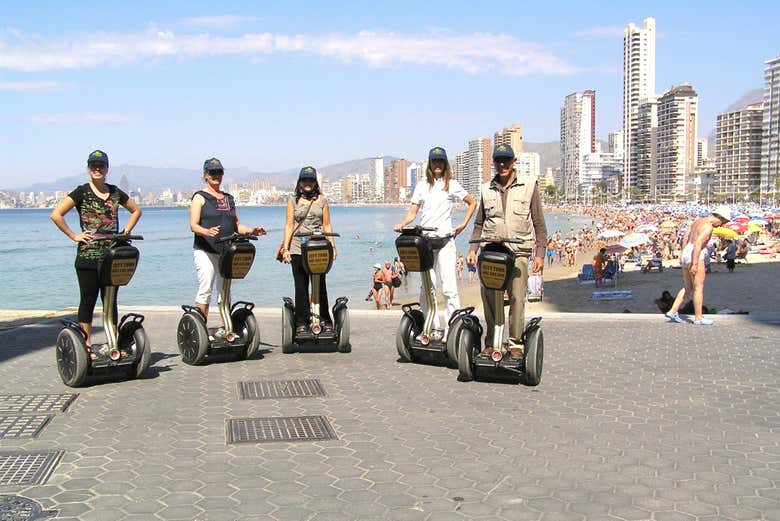 Posando en Benidorm