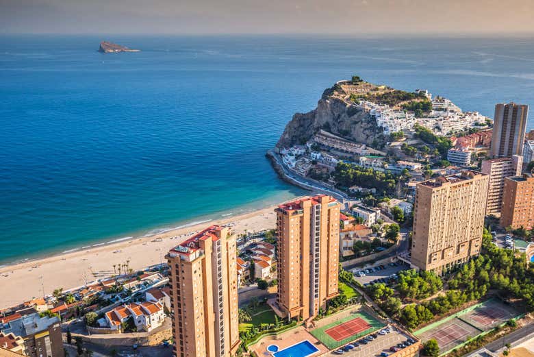 Ligne d'horizon de Benidorm