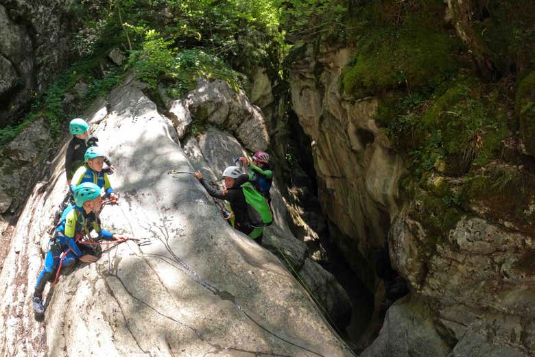 Canyoning pour les enfants