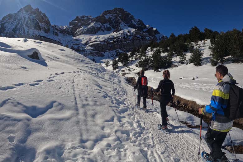 Following a guide in Valle de Tena