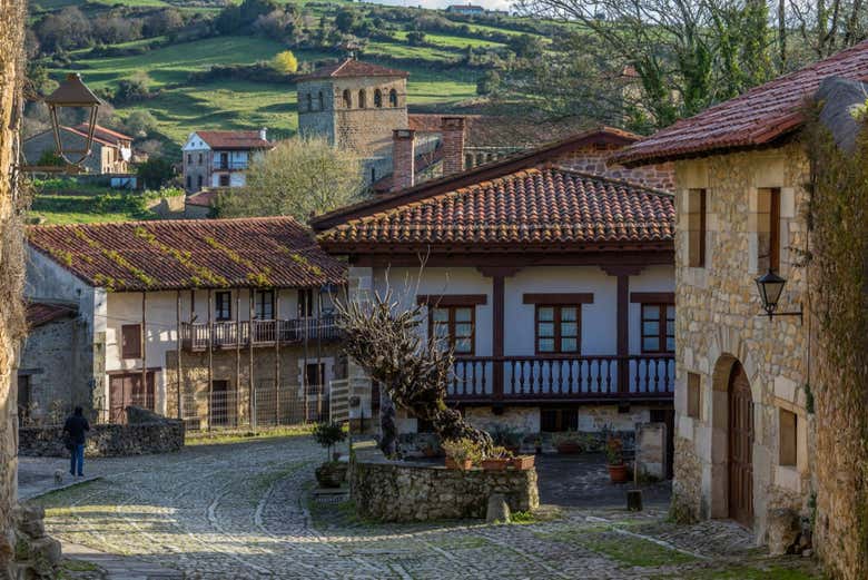 Una de las plazas de Santillana del Mar