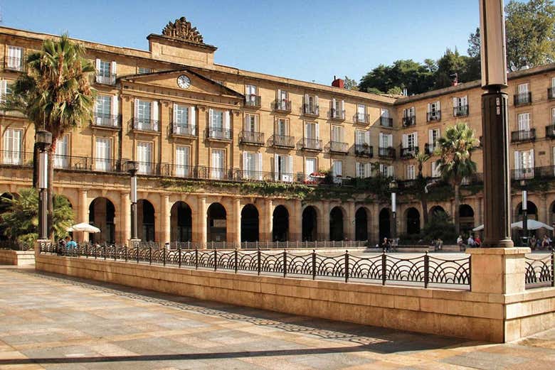 Scorcio del centro storico di Bilbao